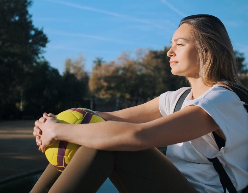Female player, survivor of institutional abus ein Australian Sports