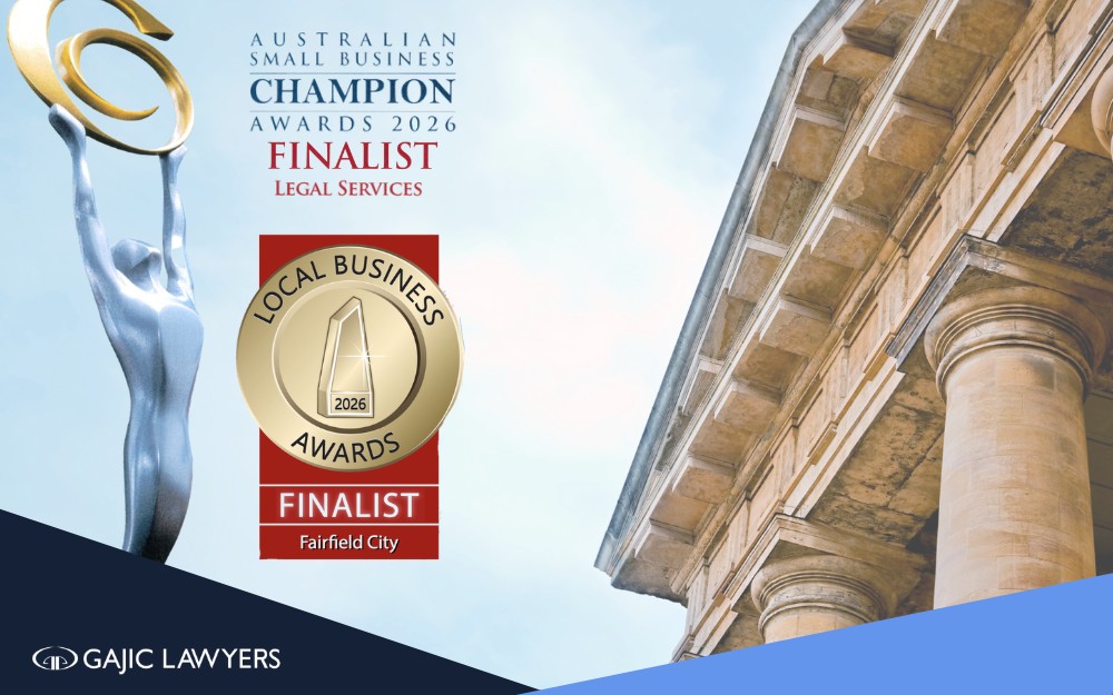 Gajic Lawyers Named Finalist in Two Major Awards